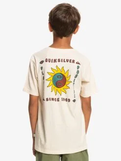 Quiksilver Planet Positive - T-shirt Pour Garçon 8-16 Ans -Surf Soldes eqbzt04609 quiksilverw wdwh bck1