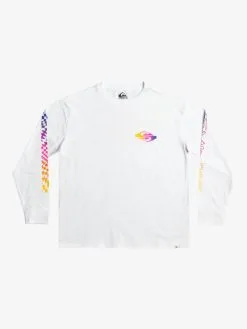 Quiksilver Radical Flag - T-shirt Manches Longues Pour Garçon 8-16 Ans