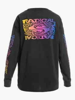 Quiksilver Radical Flag - T-shirt Manches Longues Pour Garçon 8-16 Ans -Surf Soldes eqbzt04615 quiksilverv kvj0 bck1