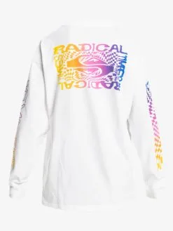 Quiksilver Radical Flag - T-shirt Manches Longues Pour Garçon 8-16 Ans -Surf Soldes eqbzt04615 quiksilverv wbb0 bck1