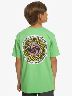 Quiksilver Circles End - T-shirt Pour Garçon 8-16 Ans -Surf Soldes eqbzt04626 quiksilverw gjp0 bck1