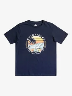 Quiksilver QS Surf Club - T-shirt Pour Garçon 8-16 Ans