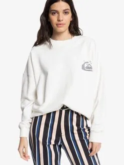 Quiksilver Womens - Sweat En Matière Biologique Pour Femme -Surf Soldes eqwft03040 quiksilverw wcq0 frt4