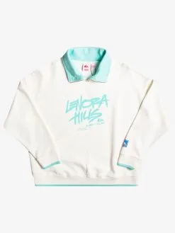 Quiksilver X Stranger Things Lenora 2022 - Sweat à Demi-zip Pour Femme
