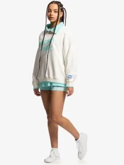 Quiksilver X Stranger Things Lenora 2022 - Sweat à Demi-zip Pour Femme -Surf Soldes eqwft03161 quiksilverw wbk0 frt9