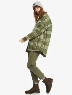 Quiksilver High Forest - Surchemise Pour Femme -Surf Soldes eqwjk03063 quiksilverw cre1 frt4