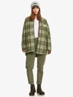 Quiksilver High Forest - Surchemise Pour Femme -Surf Soldes eqwjk03063 quiksilverw cre1 frt9