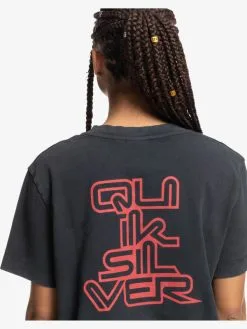 Quiksilver X Stranger Things Upside Down 2022 - Robe T-shirt Pour Femme -Surf Soldes eqwkd03034 quiksilverw kvj0 bck2