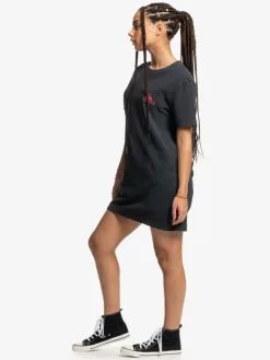 Quiksilver X Stranger Things Upside Down 2022 - Robe T-shirt Pour Femme -Surf Soldes eqwkd03034 quiksilverw kvj0 frt8