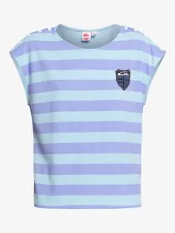 Quiksilver X Stranger Things Lenora 2022 - T-shirt Pour Femme -Surf Soldes eqwkt03186 quiksilverv pjl3 frt1