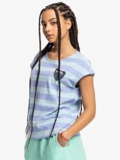 Quiksilver X Stranger Things Lenora 2022 - T-shirt Pour Femme -Surf Soldes eqwkt03186 quiksilverw pjl3 frt2