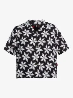 Quiksilver X Stranger Things Upside Down - Chemise Pour Femme -Surf Soldes eqwwt03137 quiksilverv kvj6 frt1