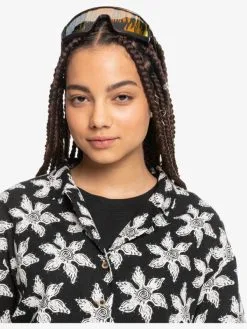 Quiksilver X Stranger Things Upside Down - Chemise Pour Femme -Surf Soldes eqwwt03137 quiksilverw kvj6 frt3