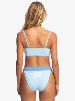 Quiksilver X Stranger Things Lenora 2022 - Bas De Bikini Taille Haute Pour Femme -Surf Soldes eqwx403119 quiksilverw bfa0 bck1