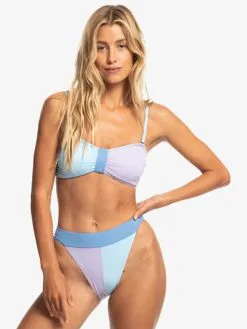 Quiksilver X Stranger Things Lenora 2022 - Bas De Bikini Taille Haute Pour Femme -Surf Soldes eqwx403119 quiksilverw bfa0 frt1