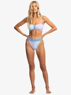 Quiksilver X Stranger Things Lenora 2022 - Bas De Bikini Taille Haute Pour Femme -Surf Soldes eqwx403119 quiksilverw bfa0 frt9