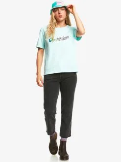 Quiksilver Standard Mineral - T-shirt Pour Femme -Surf Soldes eqwzt03171 quiksilverw bgd0 frt9