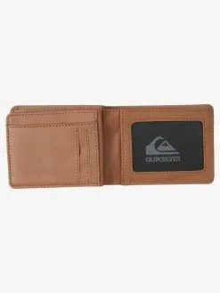 Quiksilver Mac - Portefeuille Trois Volets En Cuir Pour Homme -Surf Soldes eqyaa03940 quiksilverp yef0 frt3