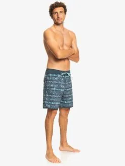 Quiksilver Surfsilk Scallop 18" - Boardshort Pour Homme -Surf Soldes eqybs04770 quiksilverw bsl6 frt9