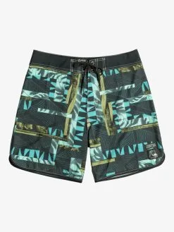 Quiksilver Blank Canvas Gregg Kaplan Scallop 18" - Boardshort Pour Homme -Surf Soldes eqybs04794 quiksilverf kvj6 frt1