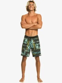 Quiksilver Blank Canvas Gregg Kaplan Scallop 18" - Boardshort Pour Homme -Surf Soldes eqybs04794 quiksilverw kvj6 frt9