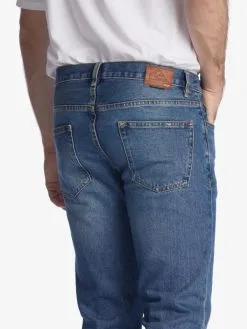 Quiksilver Modern Wave Aged - Jean Straight Fit Pour Homme -Surf Soldes eqydp03404 quiksilverw bjqw frt4