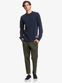 Quiksilver Essentials - Sweat Pour Homme -Surf Soldes eqyft04082 essentialscrewterryw byj0 frt9
