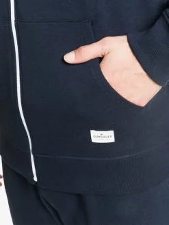 Quiksilver Essentials - Sweat à Capuche Demi-zip En Matière Biologique Pour Homme -Surf Soldes eqyft04113 essentialszipterryw byj0 frt3