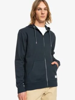Quiksilver Essentials - Sweat à Capuche Demi-zip En Matière Biologique Pour Homme -Surf Soldes eqyft04113 quiksilverw byj0 frt4