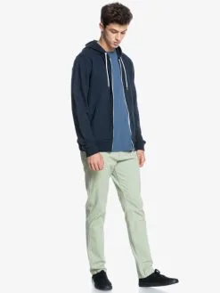 Quiksilver Essentials - Sweat à Capuche Demi-zip En Matière Biologique Pour Homme -Surf Soldes eqyft04113 quiksilverw byj0 frt9