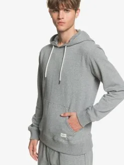 Quiksilver Essentials - Sweat à Capuche En Matière Biologique Pour Homme -Surf Soldes eqyft04114 essentialshoodterryw sjsh frt2