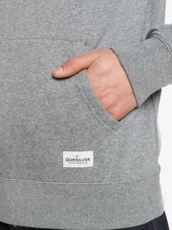 Quiksilver Essentials - Sweat à Capuche En Matière Biologique Pour Homme -Surf Soldes eqyft04114 quiksilverw sjsh frt4