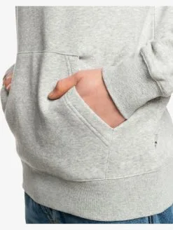 Quiksilver Big Logo - Sweat Pour Homme -Surf Soldes eqyft04450 quiksilverw sgrh frt3