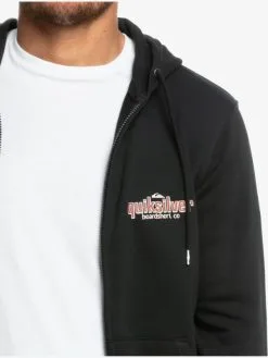 Quiksilver Quik Words - Sweat à Capuche Zippé Pour Homme -Surf Soldes eqyft04750 quiksilverw kvj0 frt3