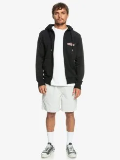 Quiksilver Quik Words - Sweat à Capuche Zippé Pour Homme -Surf Soldes eqyft04750 quiksilverw kvj0 frt9