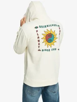 Quiksilver Planet Positive - Sweat à Capuche Pour Homme -Surf Soldes eqyft04753 quiksilverw wdw0 bck1