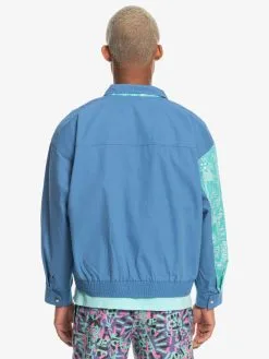 Quiksilver X Stranger Things The Hawkins 2022 - Veste Vintage Pour Homme -Surf Soldes eqyjk03936 quiksilverw blc0 bck1