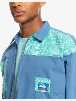 Quiksilver X Stranger Things The Hawkins 2022 - Veste Vintage Pour Homme -Surf Soldes eqyjk03936 quiksilverw blc0 frt6