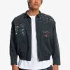 Quiksilver X Stranger Things Upside Down 2022 - Veste Vintage Pour Homme