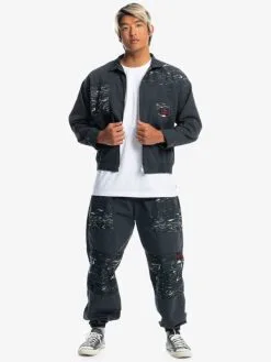 Quiksilver X Stranger Things Upside Down 2022 - Veste Vintage Pour Homme -Surf Soldes eqyjk03937 quiksilverw kvj0 frt9