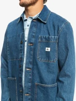 Quiksilver Legendary Worker - Veste En Denim Pour Homme -Surf Soldes eqyjk03952 quiksilverw bygw frt3