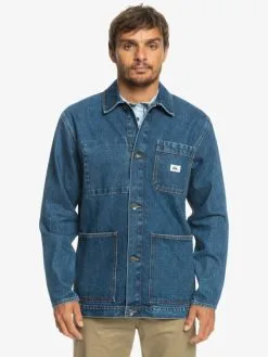 Quiksilver Legendary Worker - Veste En Denim Pour Homme -Surf Soldes eqyjk03952 quiksilverw bygw frt5