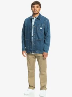 Quiksilver Legendary Worker - Veste En Denim Pour Homme -Surf Soldes eqyjk03952 quiksilverw bygw frt9