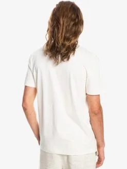Quiksilver Essentials - T-shirt En Matière Biologique Pour Homme -Surf Soldes eqykt04092 quiksilverw wcl0 bck1