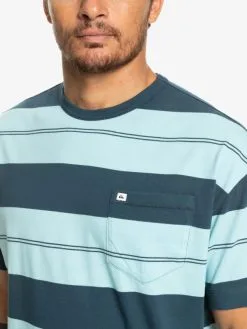 Quiksilver Stingray - T-shirt Manches Courtes Avec Poche Pour Homme -Surf Soldes eqykt04266 quiksilverw bsl3 frt3