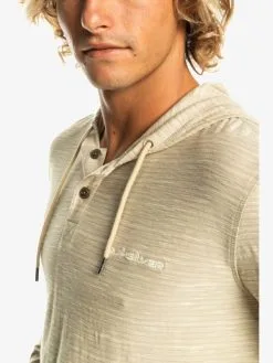Quiksilver Kentin - T-shirt Manches Longues à Capuche Pour Homme -Surf Soldes eqykt04282 quiksilverw thz3 frt3