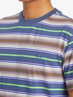 Quiksilver Geller Stripe - T-shirt Pour Homme -Surf Soldes eqykt04286 quiksilverw byg3 frt3