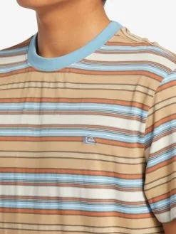Quiksilver Geller Stripe - T-shirt Pour Homme -Surf Soldes eqykt04286 quiksilverw thy3 frt3