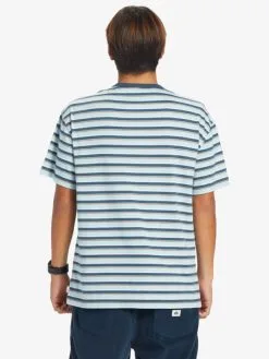 Quiksilver Joey Stripe - T-shirt Pour Homme -Surf Soldes eqykt04287 quiksilverw byg3 bck1