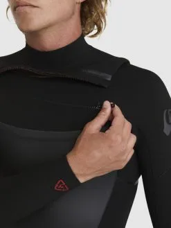 Quiksilver 4/3mm Marathon Sessions - Combinaison De Surf Zip Poitrine Pour Homme -Surf Soldes eqyw103160 quiksilverw kvd0 dtl2